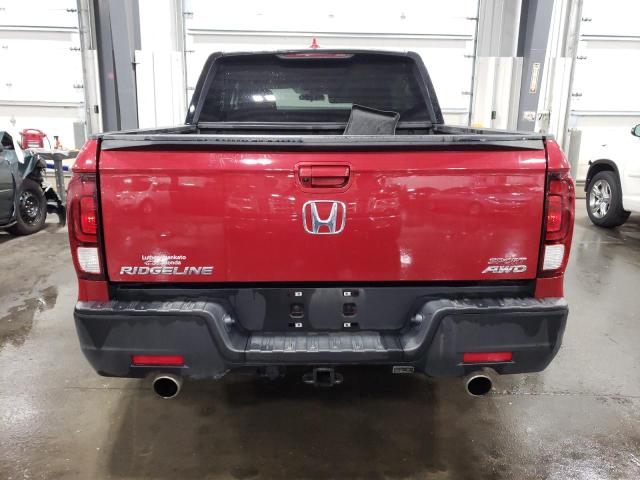 5FPYK3F13MB011829 - 2021 HONDA RIDGELINE SPORT RED photo 6