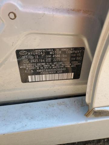 KMHEC4A4XDA096849 - 2013 HYUNDAI SONATA HYBRID SILVER photo 13