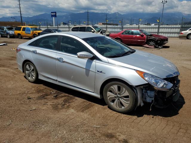 KMHEC4A4XDA096849 - 2013 HYUNDAI SONATA HYBRID SILVER photo 4