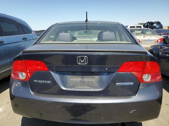 JHMFA36266S014367 - 2006 HONDA CIVIC HYBRID GRAY photo 6