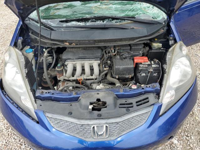 JHMGE88279C006215 - 2009 HONDA FIT BLUE photo 11