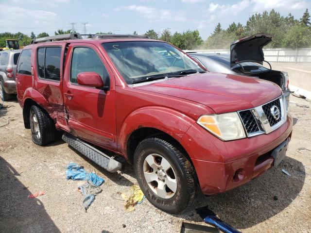5N1AR18W87C615523 - 2007 NISSAN PATHFINDER LE RED photo 4
