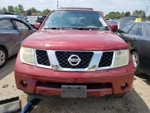 5N1AR18W87C615523 - 2007 NISSAN PATHFINDER LE RED photo 5