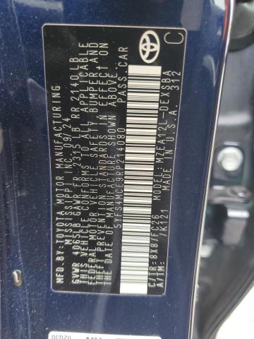 5YFS4MCE9RP214080 - 2024 TOYOTA COROLLA SE 蓝色 照片 12