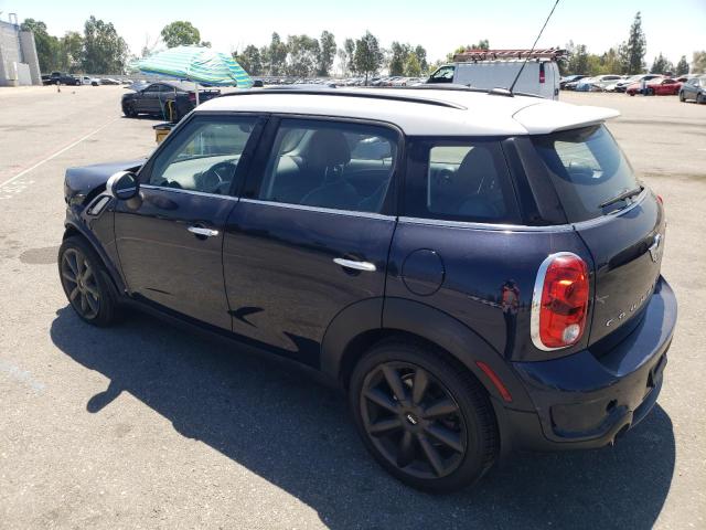 WMWZC3C52FWT04165 - 2015 MINI COOPER S COUNTRYMAN BLUE photo 2