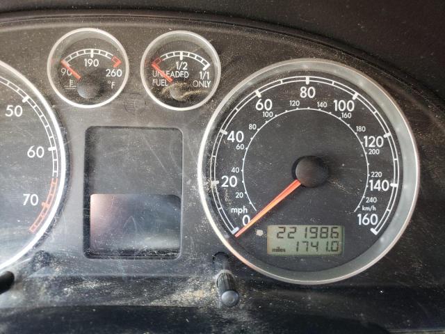 WVWWH63B31E310909 - 2001 VOLKSWAGEN PASSAT GLX WHITE photo 9