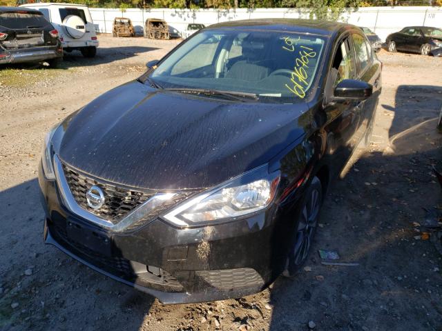 3N1AB7AP8KY368957 - 2019 NISSAN SENTRA S BLACK photo 2