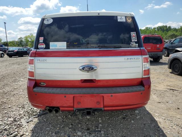 2FMGK5DC1ABA34373 - 2010 FORD FLEX LIMITED RED photo 6