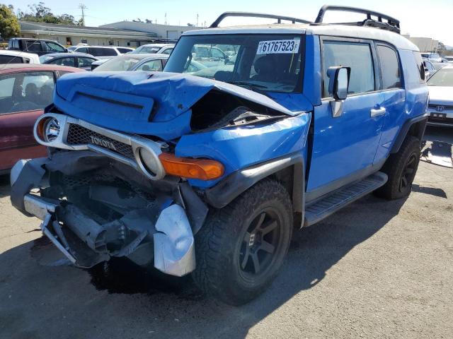 JTEBU11F270082146 - 2007 TOYOTA FJ CRUISER BLUE photo 1