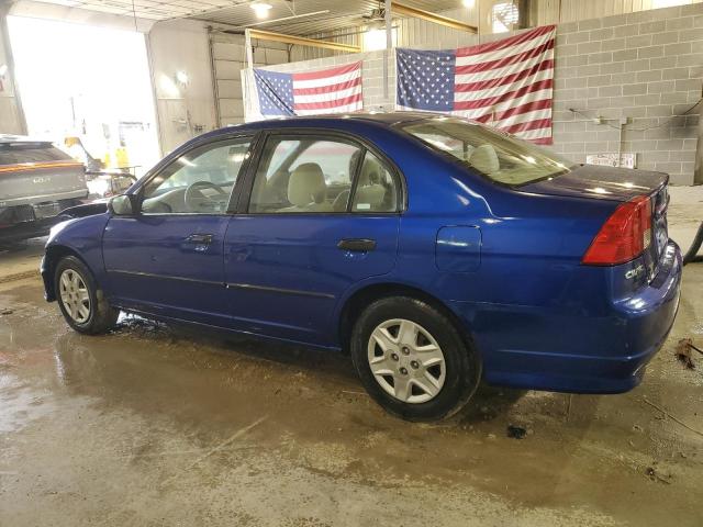 1HGES16304L006569 - 2004 HONDA CIVIC DX VP Mavi foto 2