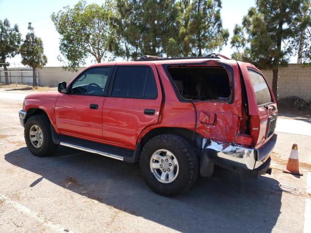 JT3GM84R0Y0061522 - 2000 TOYOTA 4RUNNER RED photo 2