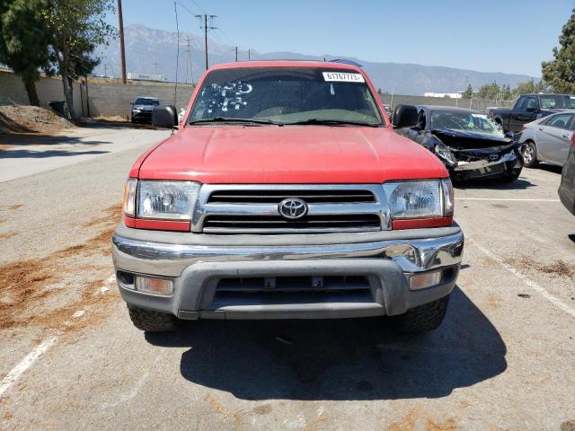 JT3GM84R0Y0061522 - 2000 TOYOTA 4RUNNER RED photo 5