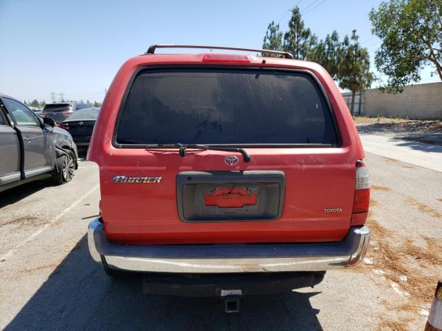 JT3GM84R0Y0061522 - 2000 TOYOTA 4RUNNER RED photo 6