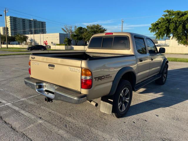 5TEGN92N32Z083813 - 2002 TOYOTA TACOMA DOUBLE CAB PRERUNNER GOLD photo 4