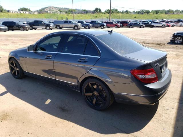 WDDGF81X38F056519 - 2008 MERCEDES-BENZ C 300 4MATIC GRAY photo 2