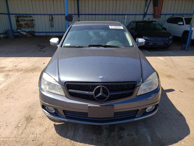 WDDGF81X38F056519 - 2008 MERCEDES-BENZ C 300 4MATIC GRAY photo 5