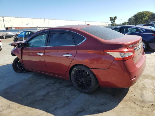 3N1AB7AP8FL629684 - 2015 NISSAN SENTRA S BURGUNDY photo 2