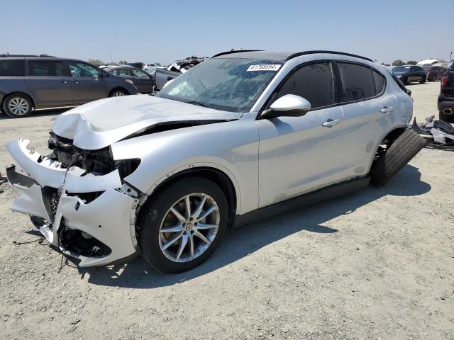 ZASFAKNN0J7B92754 - 2018 ALFA ROMEO STELVIO TI SPORT SILVER photo 1