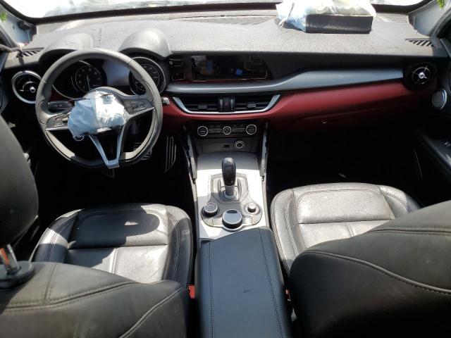 ZASFAKNN0J7B92754 - 2018 ALFA ROMEO STELVIO TI SPORT SILVER photo 8