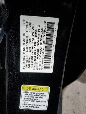 19UUA9F53CA001441 - 2012 ACURA TL BLACK photo 12