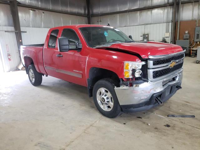 1GC2KXCG6CZ341696 - 2012 CHEVROLET SILVERADO K2500 HEAVY DUTY LT RED photo 4