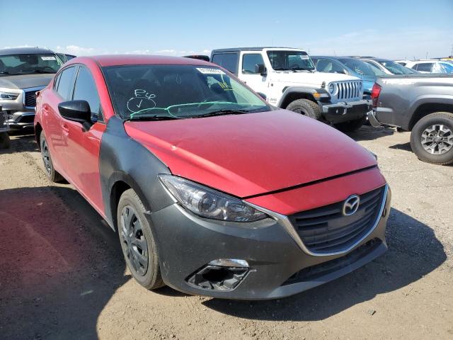 JM1BM1T77F1230021 - 2015 MAZDA 3 SV RED photo 1