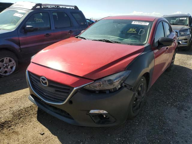 JM1BM1T77F1230021 - 2015 MAZDA 3 SV RED photo 2