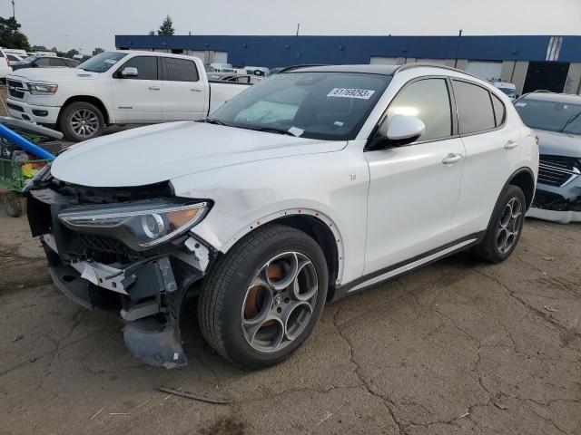 ZASPAKBN3N7D48400 - 2022 ALFA ROMEO STELVIO TI WHITE photo 1