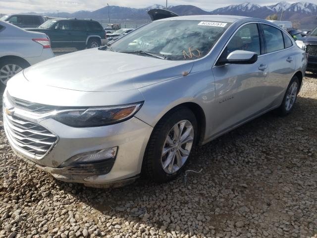 1G1ZD5STXKF217001 - 2019 CHEVROLET MALIBU LT SILVER photo 2