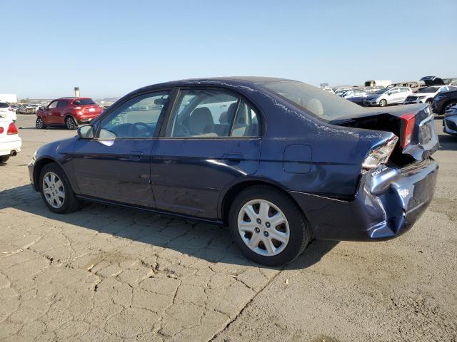 2HGES26843H615385 - 2003 HONDA CIVIC EX BLUE photo 2