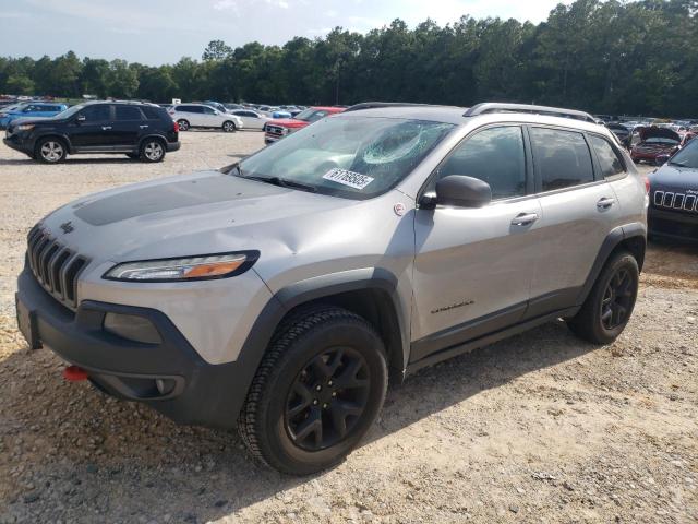 1C4PJMBSXGW121272 - 2016 JEEP CHEROKEE TRAILHAWK SILVER photo 1