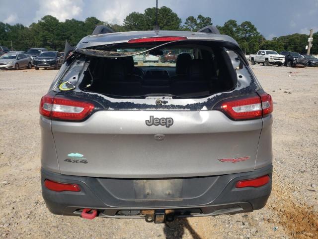 1C4PJMBSXGW121272 - 2016 JEEP CHEROKEE TRAILHAWK SILVER photo 6