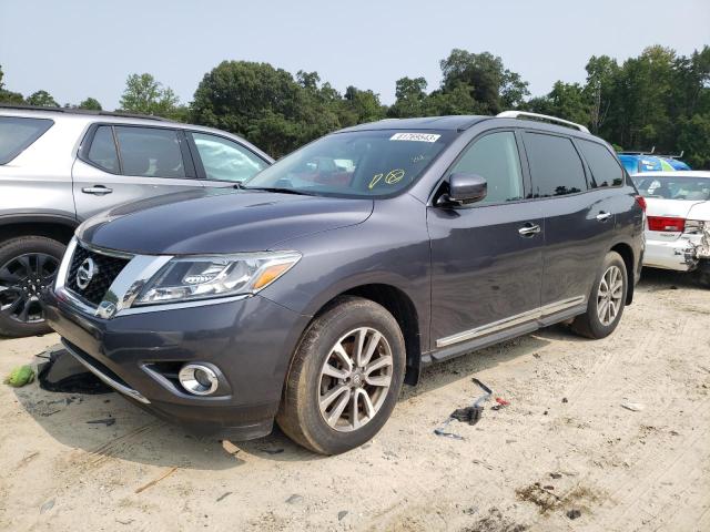 5N1AR2MM6EC622168 - 2014 NISSAN PATHFINDER S GRAY photo 1