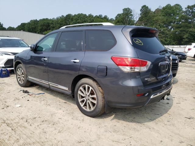 5N1AR2MM6EC622168 - 2014 NISSAN PATHFINDER S GRAY photo 2
