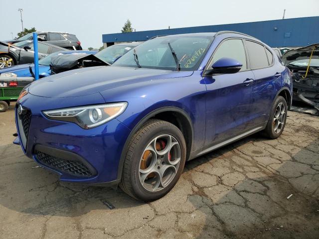 ZASPAJAN0N7D46101 - 2022 ALFA ROMEO STELVIO BLUE photo 1