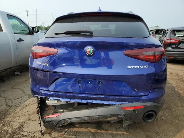 ZASPAJAN0N7D46101 - 2022 ALFA ROMEO STELVIO BLUE photo 6