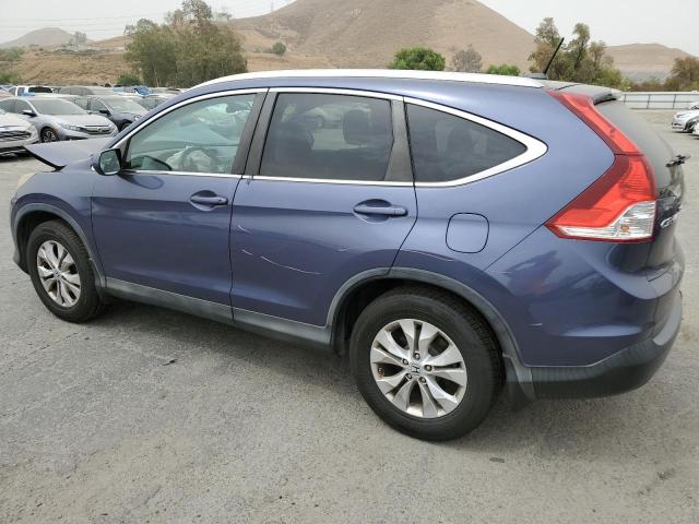 5J6RM3H79CL044297 - 2012 HONDA CR-V EXL BLUE photo 2