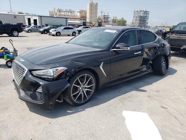 KMTG44LA7KU037591 - 2019 GENESIS G70 PRESTIGE BLACK photo 1