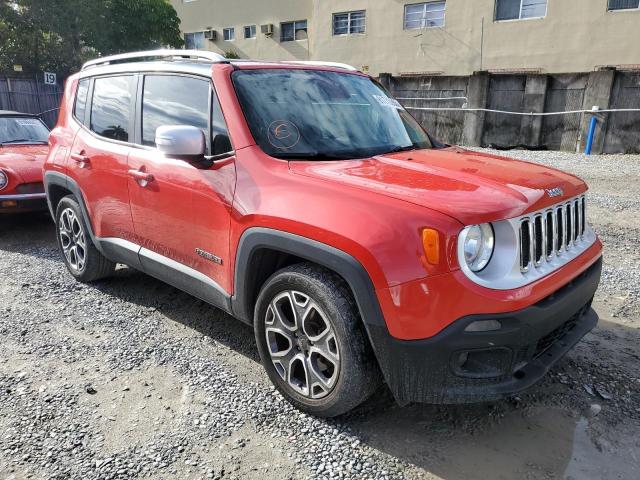 ZACCJADT9GPC84706 - 2016 JEEP RENEGADE LIMITED RED photo 4