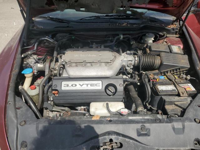 1HGCM66513A056777 - 2003 HONDA ACCORD EX RED photo 11