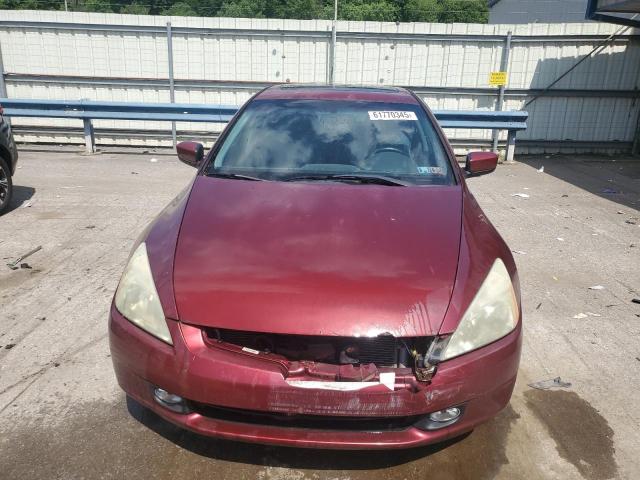 1HGCM66513A056777 - 2003 HONDA ACCORD EX RED photo 5