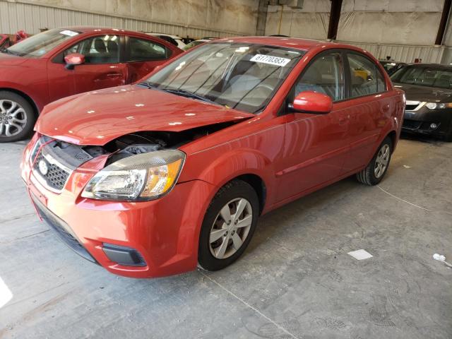 KNADH4A34B6731344 - 2011 KIA RIO BASE RED photo 1