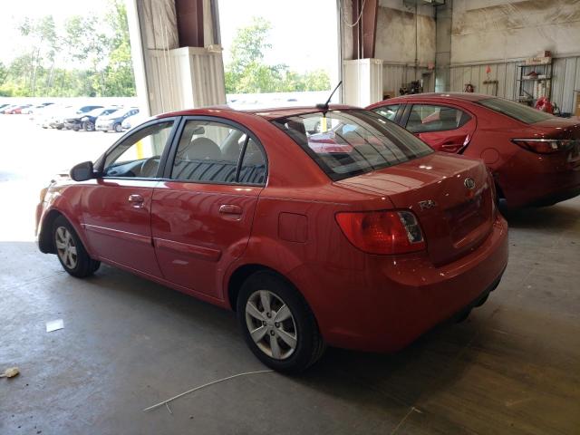 KNADH4A34B6731344 - 2011 KIA RIO BASE RED photo 2