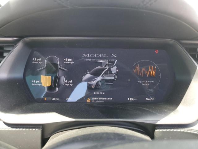 5YJXCBE45LF301043 - 2020 TESLA MODEL X BLACK photo 9