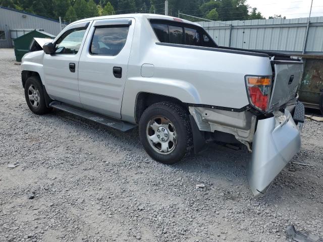 2HJYK16278H530027 - 2008 HONDA RIDGELINE RT SILVER photo 2