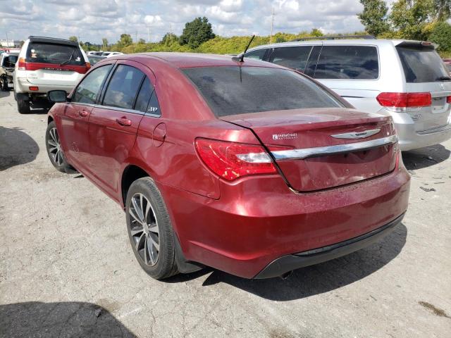 1C3CCBBG6CN249599 - 2012 CHRYSLER 200 TOURING RED photo 3