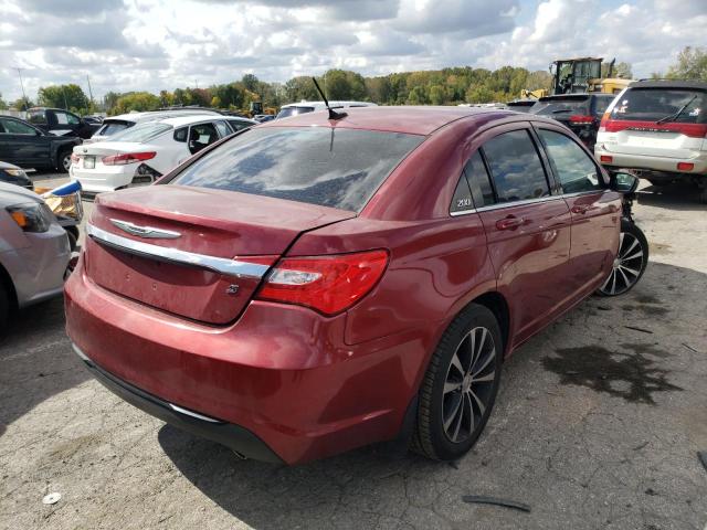 1C3CCBBG6CN249599 - 2012 CHRYSLER 200 TOURING RED photo 4