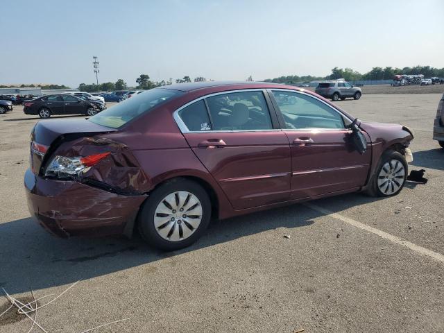 1HGCP2F39CA238502 - 2012 HONDA ACCORD LX BURGUNDY photo 3