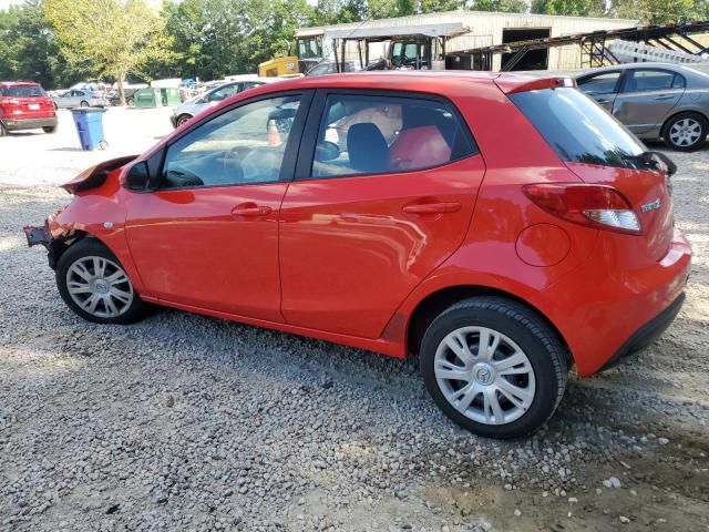 JM1DE1KYXD0170500 - 2013 MAZDA MAZDA2 RED photo 2