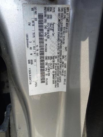 1FAHP3M2XCL388164 - 2012 FORD FOCUS SEL SILVER photo 12